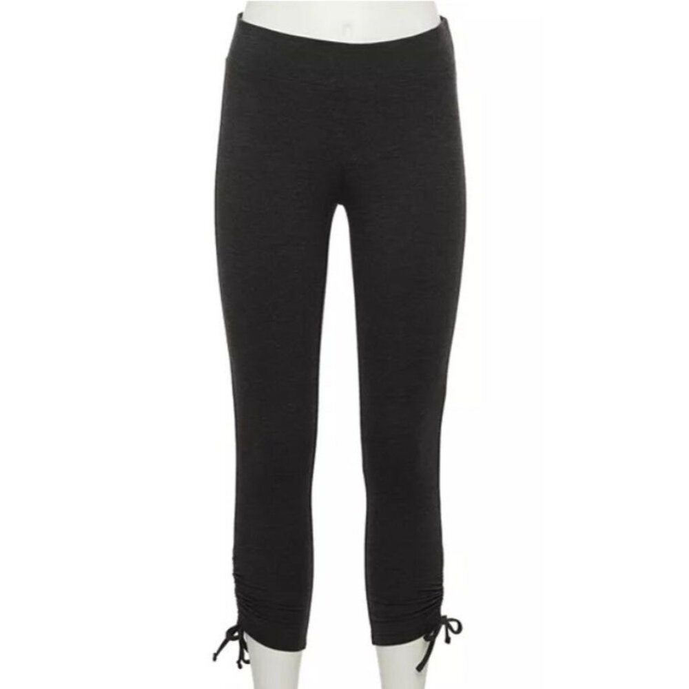 Sonoma Goods for Life Mid-Rise Cinched Bottom Petite  Small Leggings